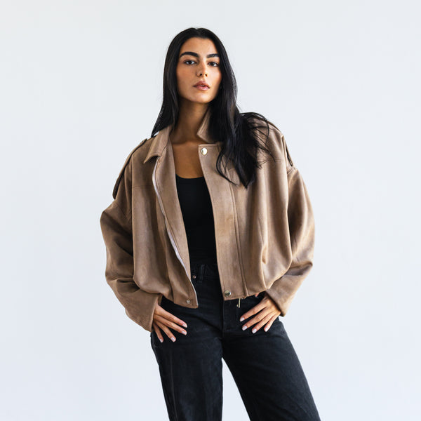 Suede Dreams Jacket - Brown